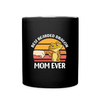 Bearded Dragons - Full Colour Mug - black - Front