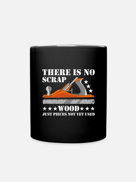 Charpentier Il n’y a pas de ferraille bois travail du bois - Mug uni - noir