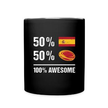 50% Espagne 50% Rugby 100% Super Espagne Rugby - Mug uni - noir - Devant