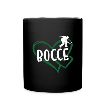 Sport Heart Bocce - Full Colour Mug - black - Front