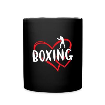 Sport Heart Boxing - Full Colour Mug - black - Front