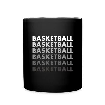 Sports Basketball - Full Colour Mug - black - Front
