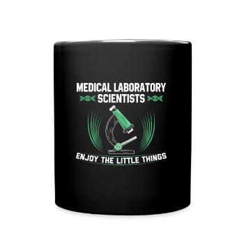 Chimiste - Mug uni - noir - Devant