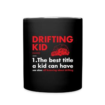 Sport Kid Definition Drifting - Tasse einfarbig - Schwarz - Vorne