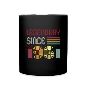 Anniversaire légendaire depuis 1961 - Mug uni - noir - Devant