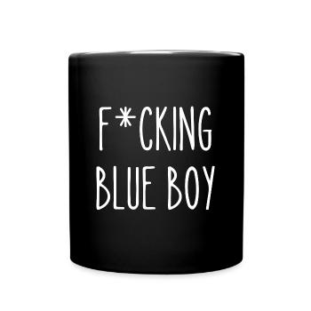 fucking blue boy - Mug uni - noir - Devant