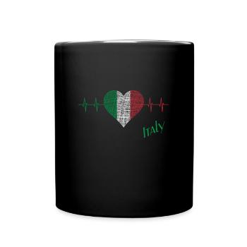 Italy - Tasse einfarbig - Schwarz - Vorne