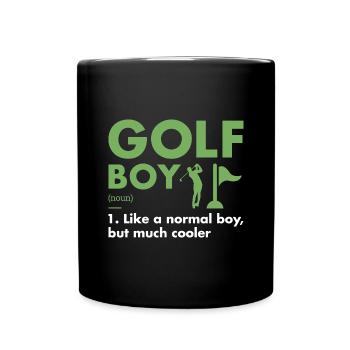 Sport Boy Definition Golf - Full Colour Mug - black - Front
