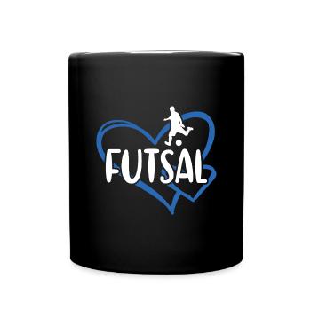 Sport Heart Futsal - Tasse einfarbig - Schwarz - Vorne