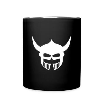 Barbaren Helm Design - Tasse einfarbig - Schwarz - Vorne