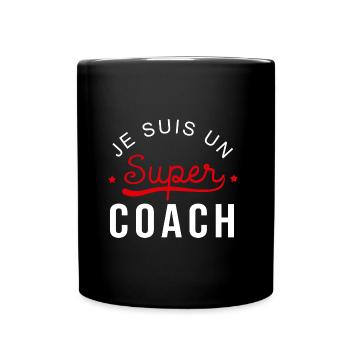 Super coach cadeau Homme coach. - Mug uni - noir - Devant