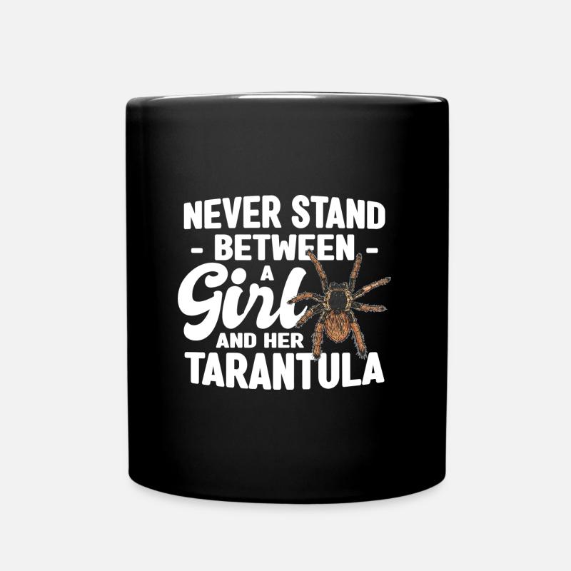 Tarantula Haustier | Vogelspinnen Spinne Geschenke - Tasse einfarbig - Schwarz
