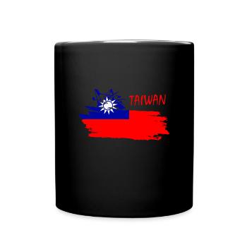 Taiwan - Tasse einfarbig - Schwarz - Vorne