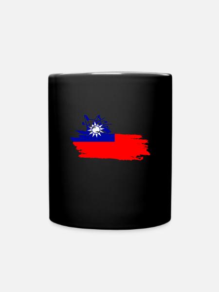 Taiwan - Tasse einfarbig - Schwarz