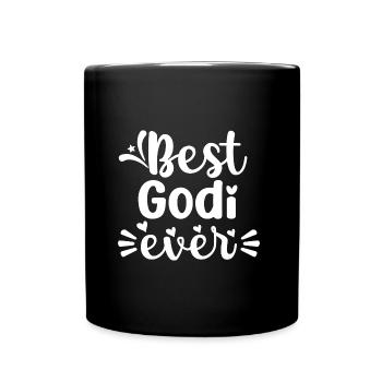Wöd Godi beste Godi Taufpatin Österreich Taufe - Tasse einfarbig - Schwarz - Vorne