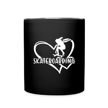 Sport Heart Skateboard - Mug uni - noir - Devant