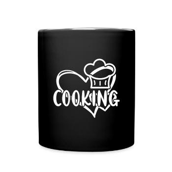 Cook Heart Cooking - Full Colour Mug - black - Front
