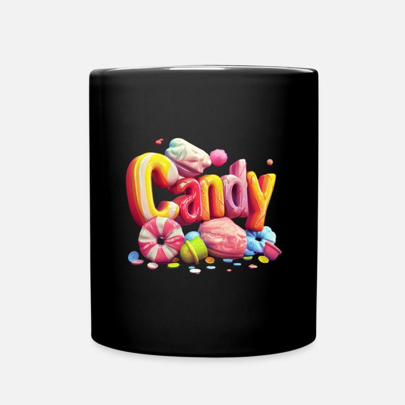 Candy Lover - Tasse einfarbig - Schwarz