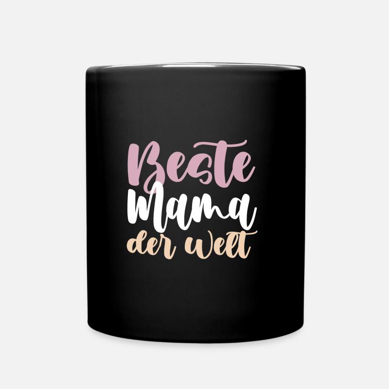 Beste Mama - Tasse einfarbig - Schwarz