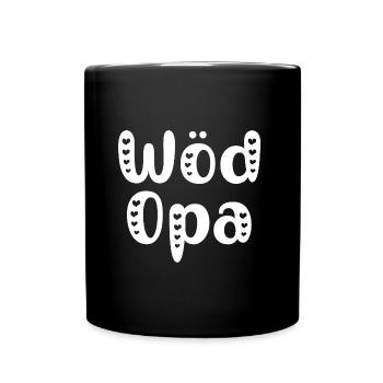 Wöd Opa Österreich bester Opa Großvater Österreich - Tasse einfarbig - Schwarz - Vorne