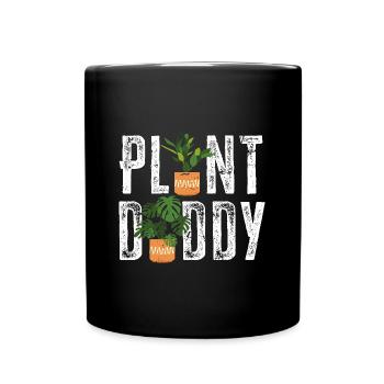 Plant Daddy Zimmerpflanzen Garten Blumen Liebe - Tasse einfarbig - Schwarz - Vorne