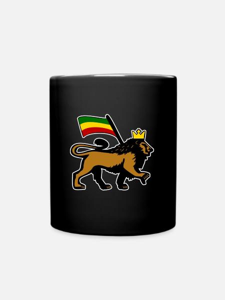 Lion Reggae - Mug uni - noir