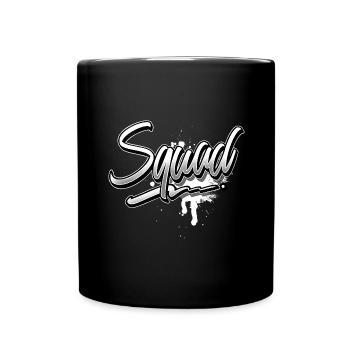 Squad - Tasse einfarbig - Schwarz - Vorne