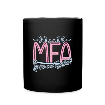 MFA Traces of Valor Medical - Full Colour Mug - black - Front