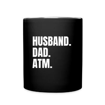 Mari Papa ATM Shirt Cadeau Fête des Pères 2023 - Mug uni - noir - Devant