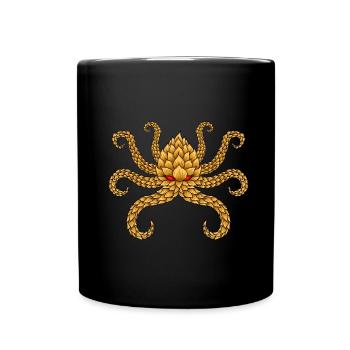 Craft Beer Bier Hopfen Malz Brauer - Tasse einfarbig - Schwarz - Vorne