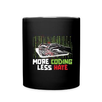 Programmeur Coder Développeur de logiciels - Mug uni - noir - Devant