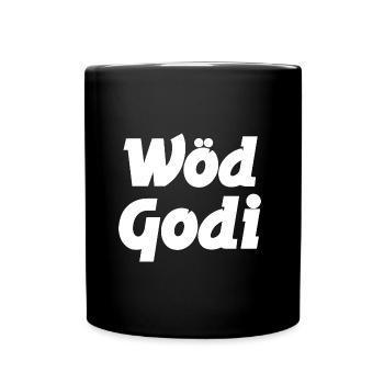 Wöd Godi Tolle Godi Taufpatin Österreich Sprüche - Tasse einfarbig - Schwarz - Vorne