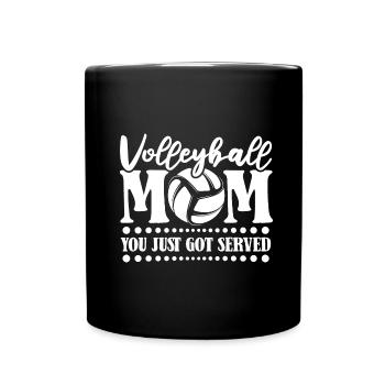 Volleyball Volleyball de plage - Mug uni - noir - Devant