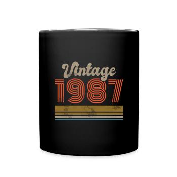 Anniversaire Vintage 1987 Édition Limitée - 1987 - Mug uni - noir - Devant
