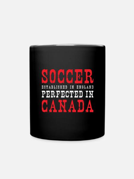 Canada Soccer Canadian Football Canada Futbol - Tasse einfarbig - Schwarz