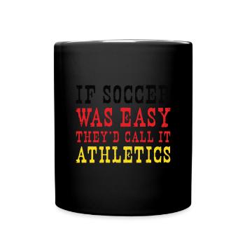 Germany Soccer German Football Deutschland Futbol - Tasse einfarbig - Schwarz - Vorne