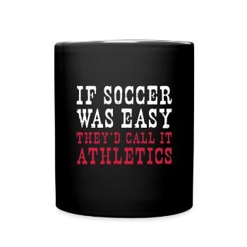 Poland Soccer Polish Football Polska Futbol - Tasse einfarbig - Schwarz - Vorne