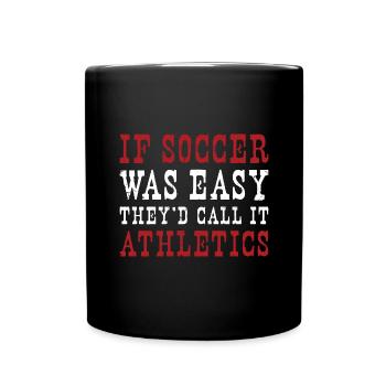 Japan Soccer Japanese Football 日本 Futbol - Tasse einfarbig - Schwarz - Vorne