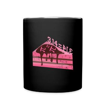 Math 3.14 = Pie Pi - Full Colour Mug - black - Front