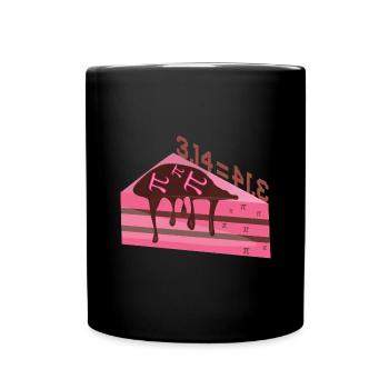Math 3.14 = Pie Pi - Full Colour Mug - black - Front