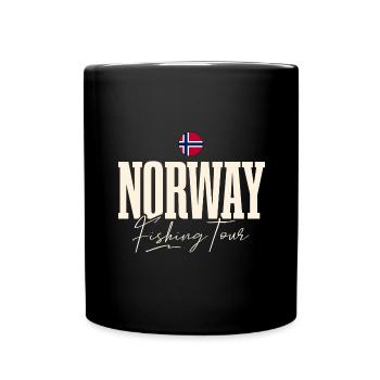 Norway Fishing Tour Fishing Fishing Angler - Full Colour Mug - black - Front