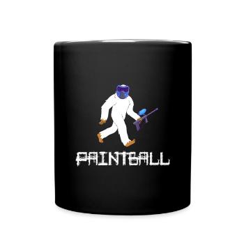 paintball gotcha paintballspieler - Tasse einfarbig - Schwarz - Vorne