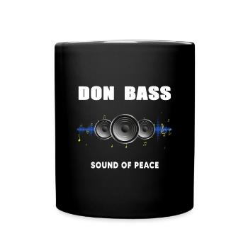 UKRAINE Donbass slava ukraini Sound of Ukraine - Full Colour Mug - black - Front