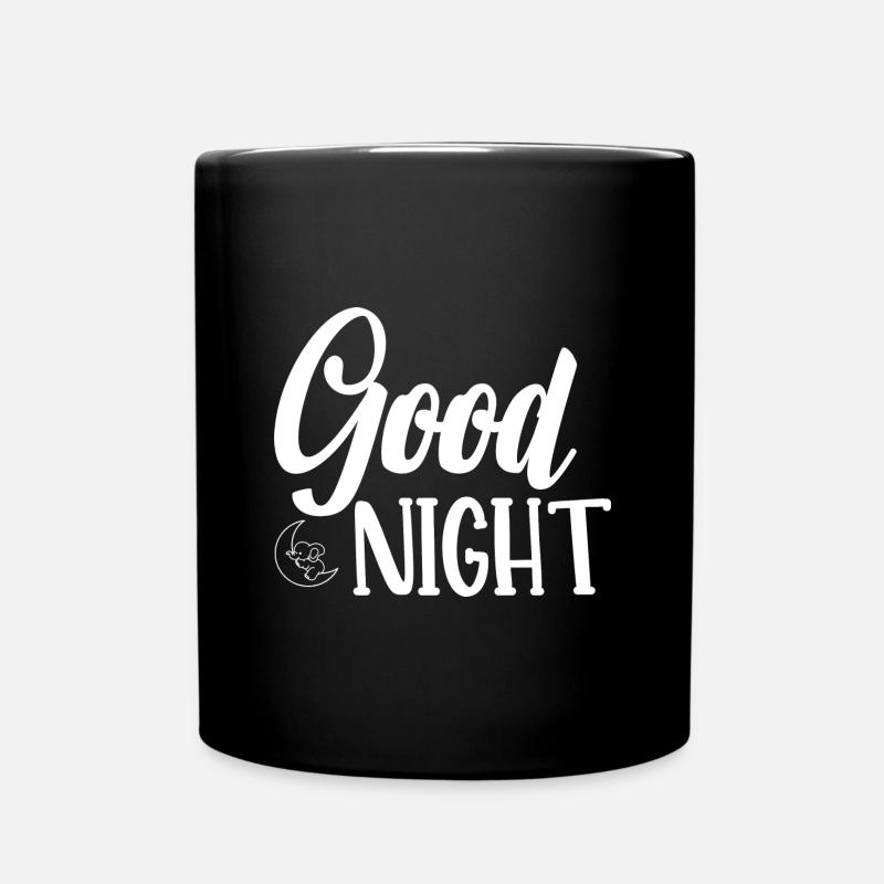 good night - Full Colour Mug - black