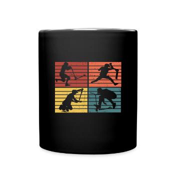 Stunt Scooter - Tasse einfarbig - Schwarz - Vorne