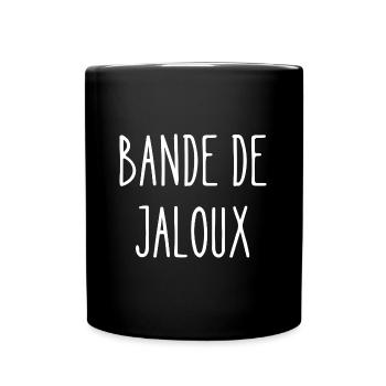 bande de jaloux - Mug uni - noir - Devant