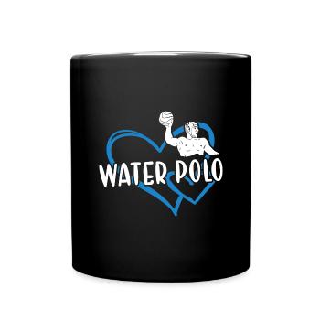 Sport Heart Water Polo - Mug uni - noir - Devant
