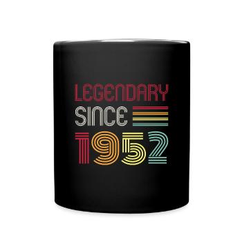 Birthday Legendary Since 1952 - Full Colour Mug - black - Front