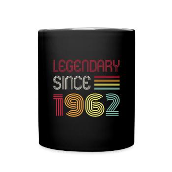 Birthday Legendary Since 1962 - Full Colour Mug - black - Front