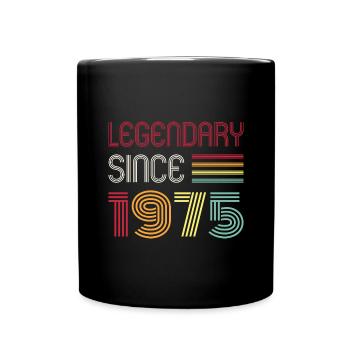 Birthday Legendary Since 1975 - Full Colour Mug - black - Front